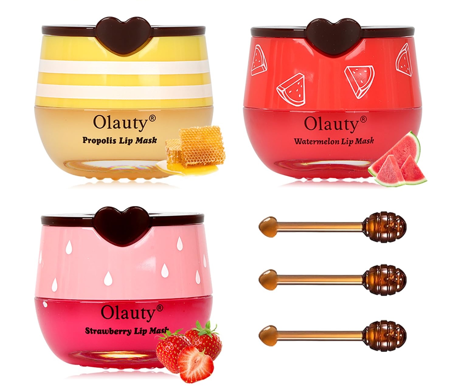 Bee Honey Pot Lip Balm — 3 Balm Collection
