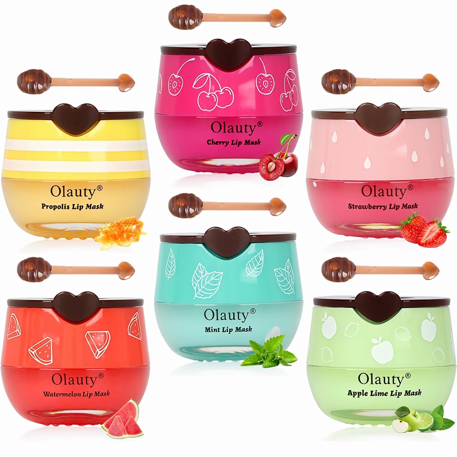 Bee Honey Pot Lip Balm — 6 Balm Collection